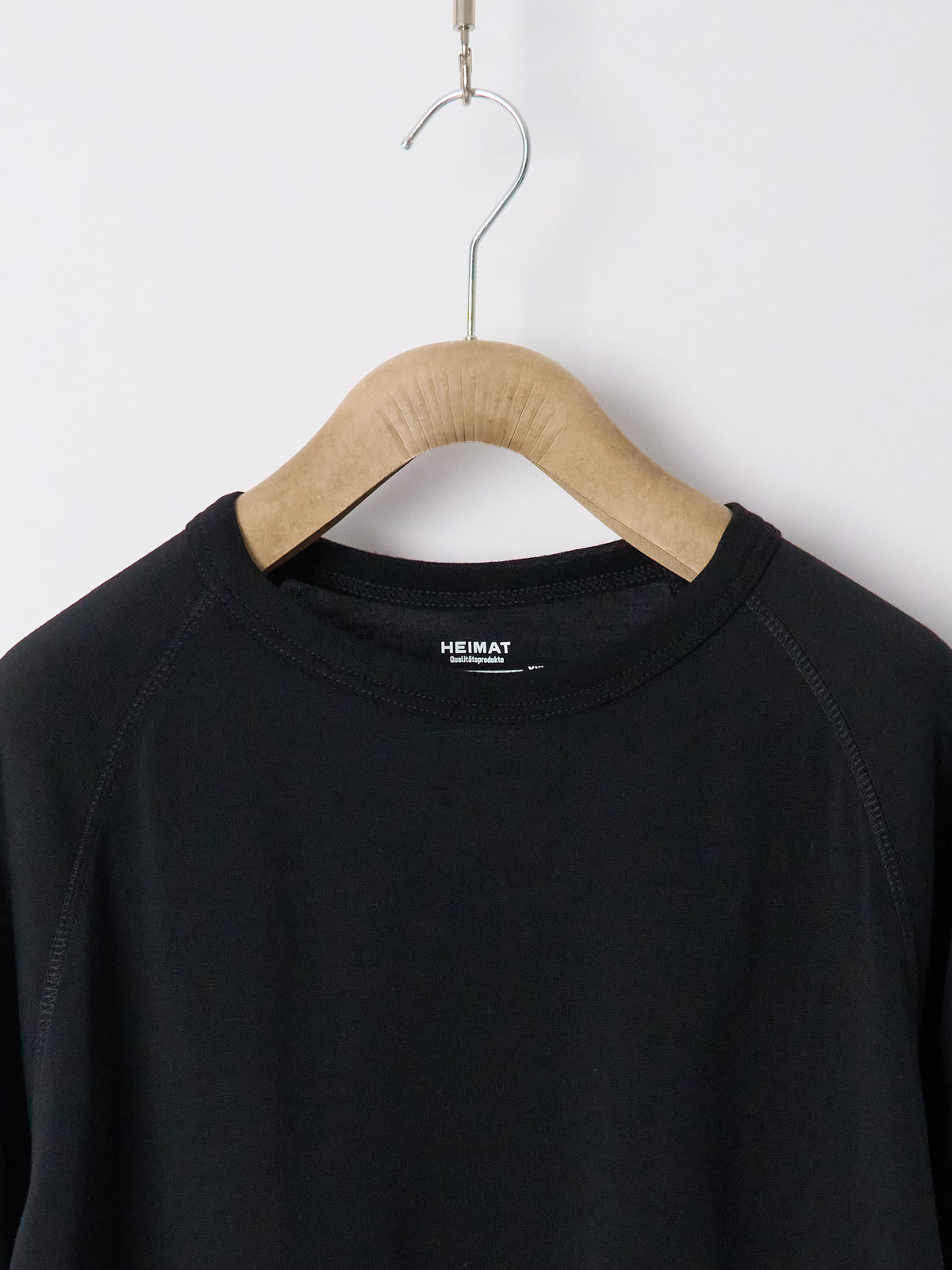 Raglan Long Sleeve Merino - Schwarz