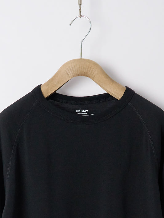 Raglan Long Sleeve Merino - Schwarz