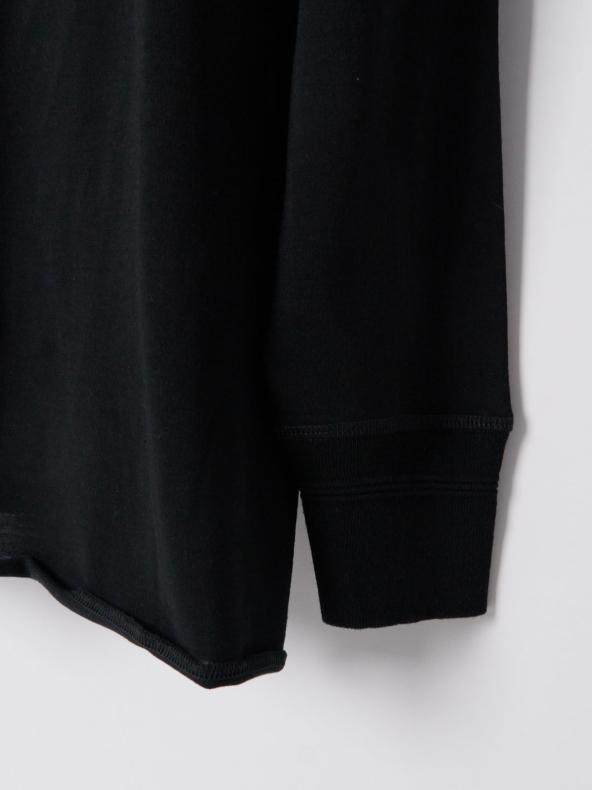Raglan Long Sleeve Merino - Schwarz