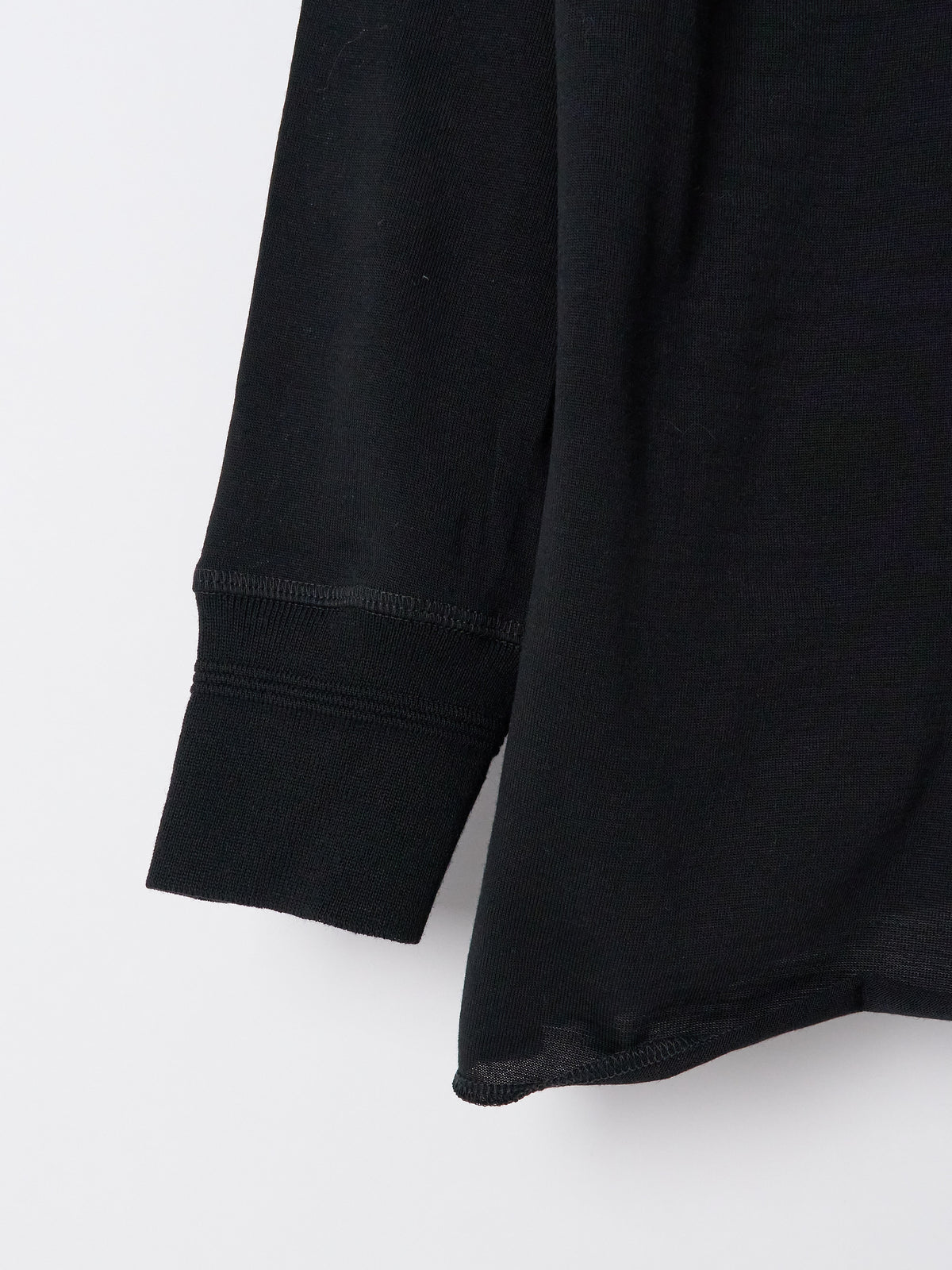 Raglan Long Sleeve Merino - Schwarz