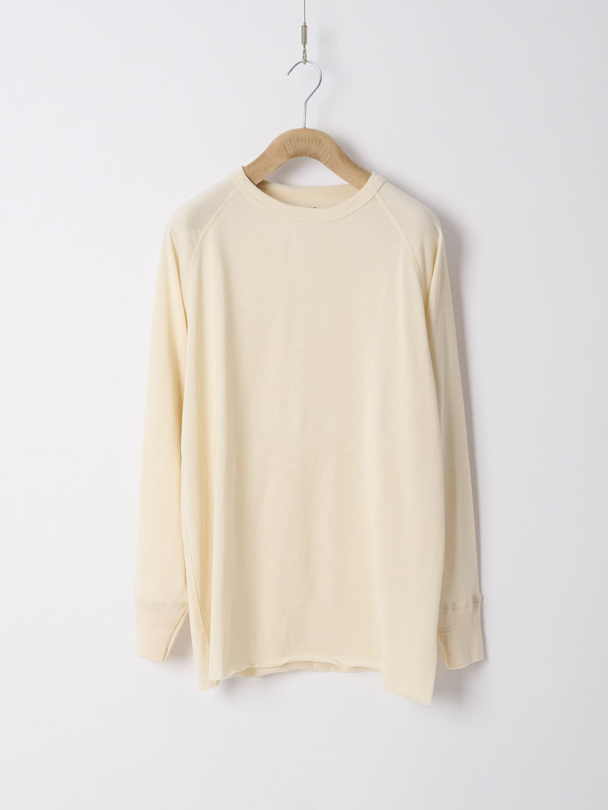 Raglan Long Sleeve Merino - Seashell