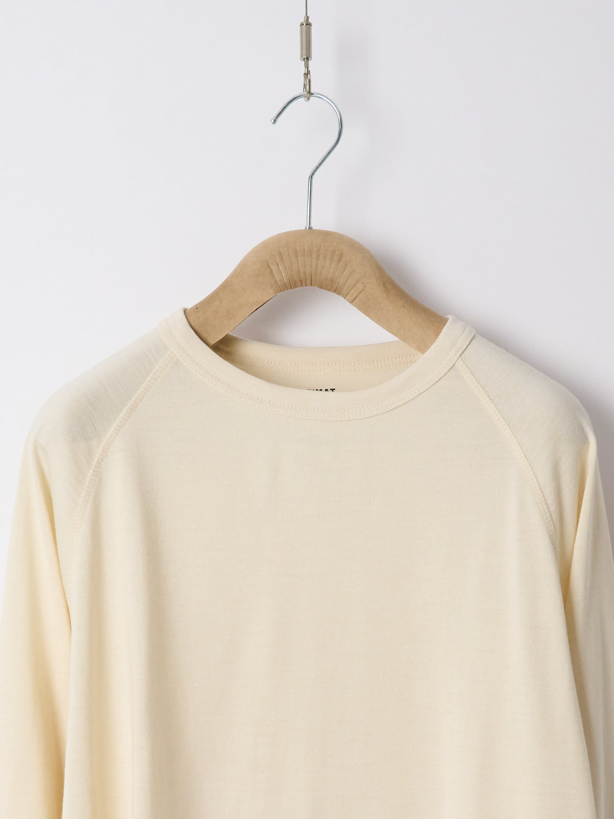Raglan Long Sleeve Merino - Seashell