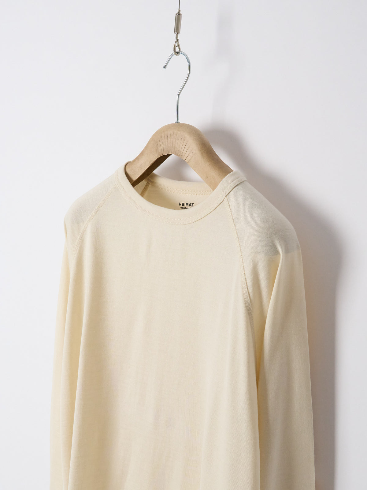 Raglan Long Sleeve Merino - Seashell