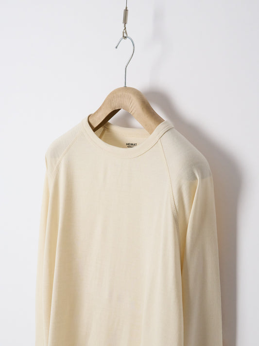 Raglan Long Sleeve Merino - Seashell