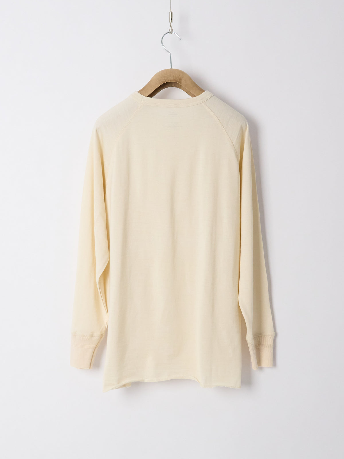 Raglan Long Sleeve Merino - Seashell