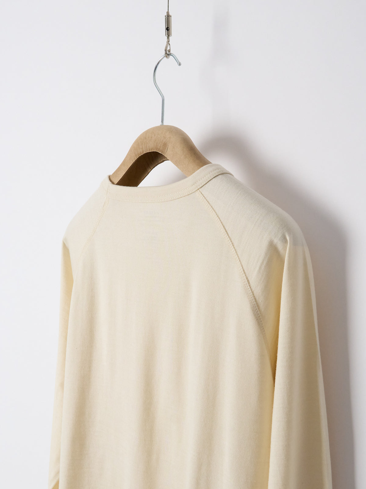 Raglan Long Sleeve Merino - Seashell
