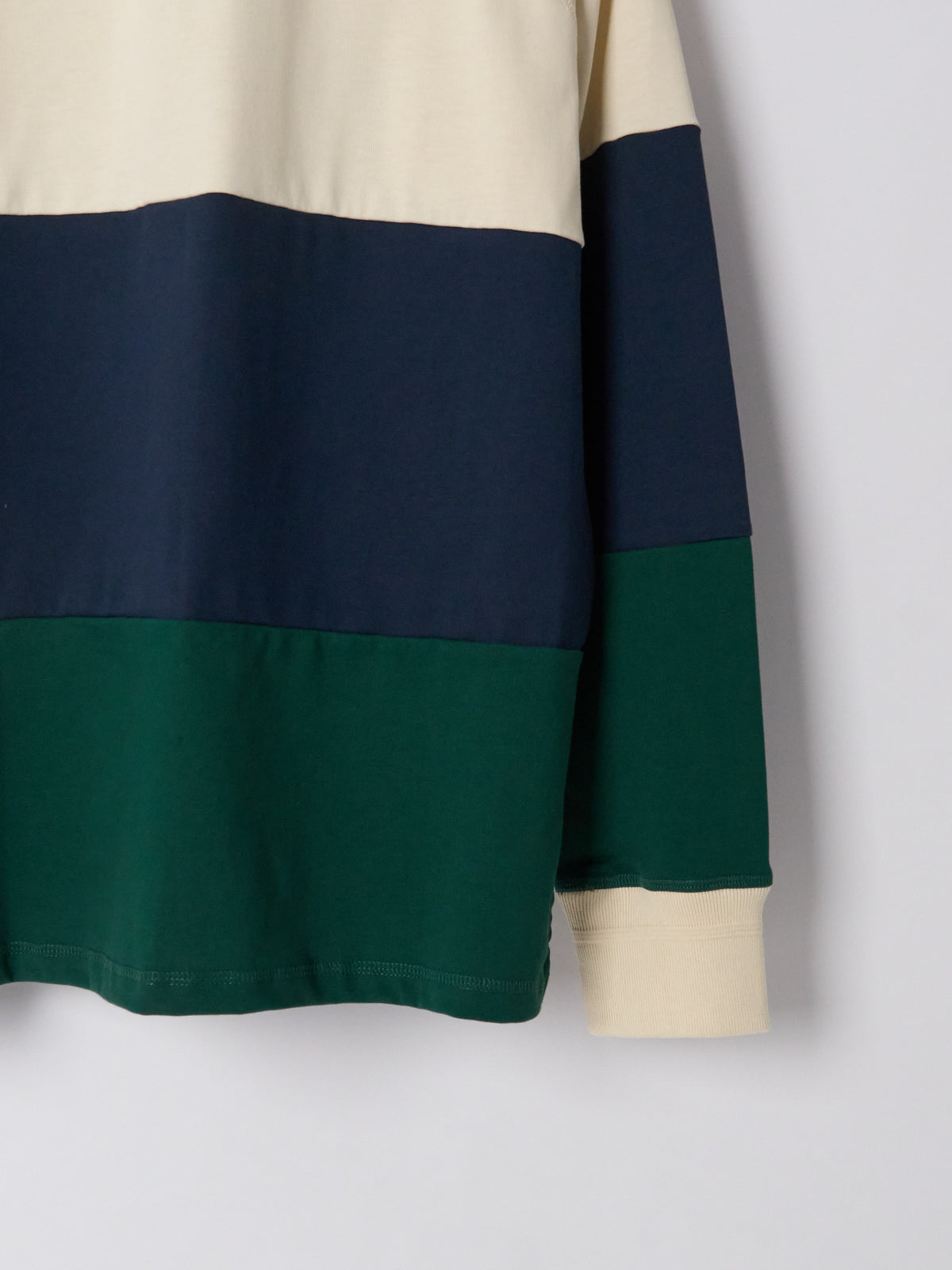 Raglan Rugby - Tannen Gruen Seashell Ink