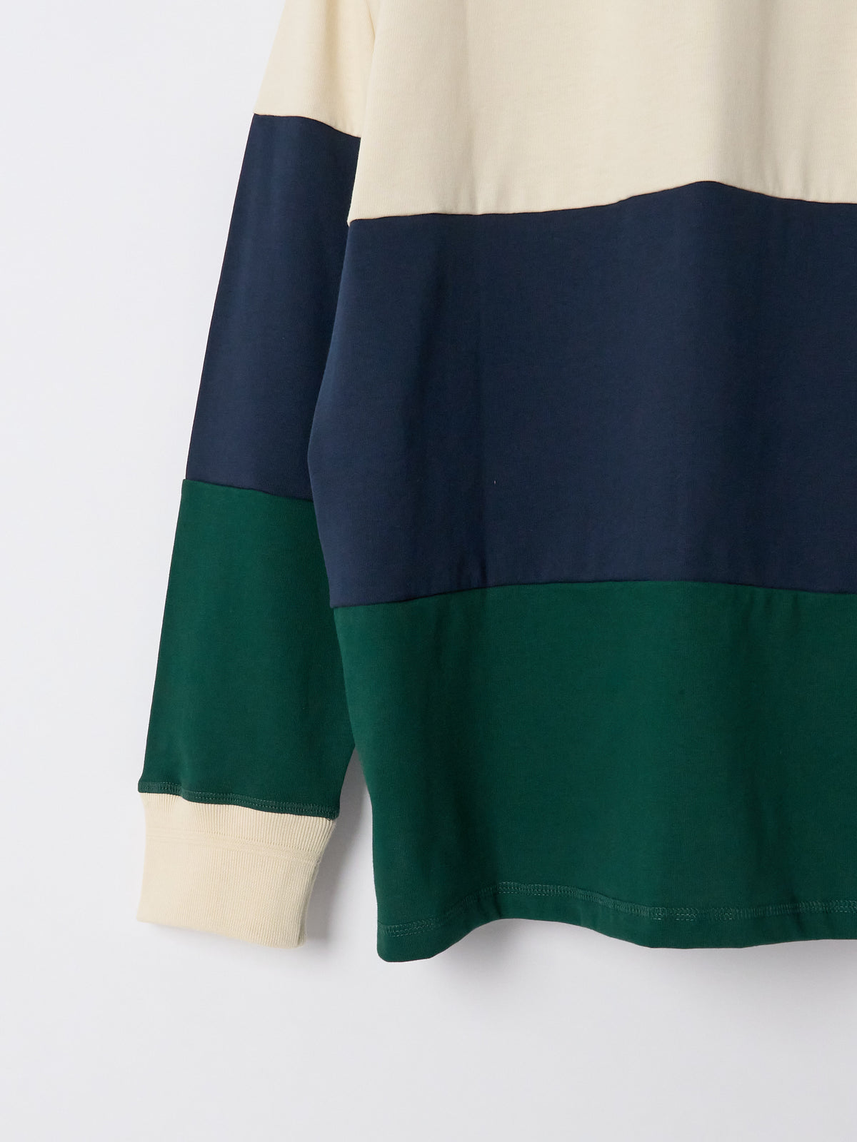 Raglan Rugby - Tannen Gruen Seashell Ink