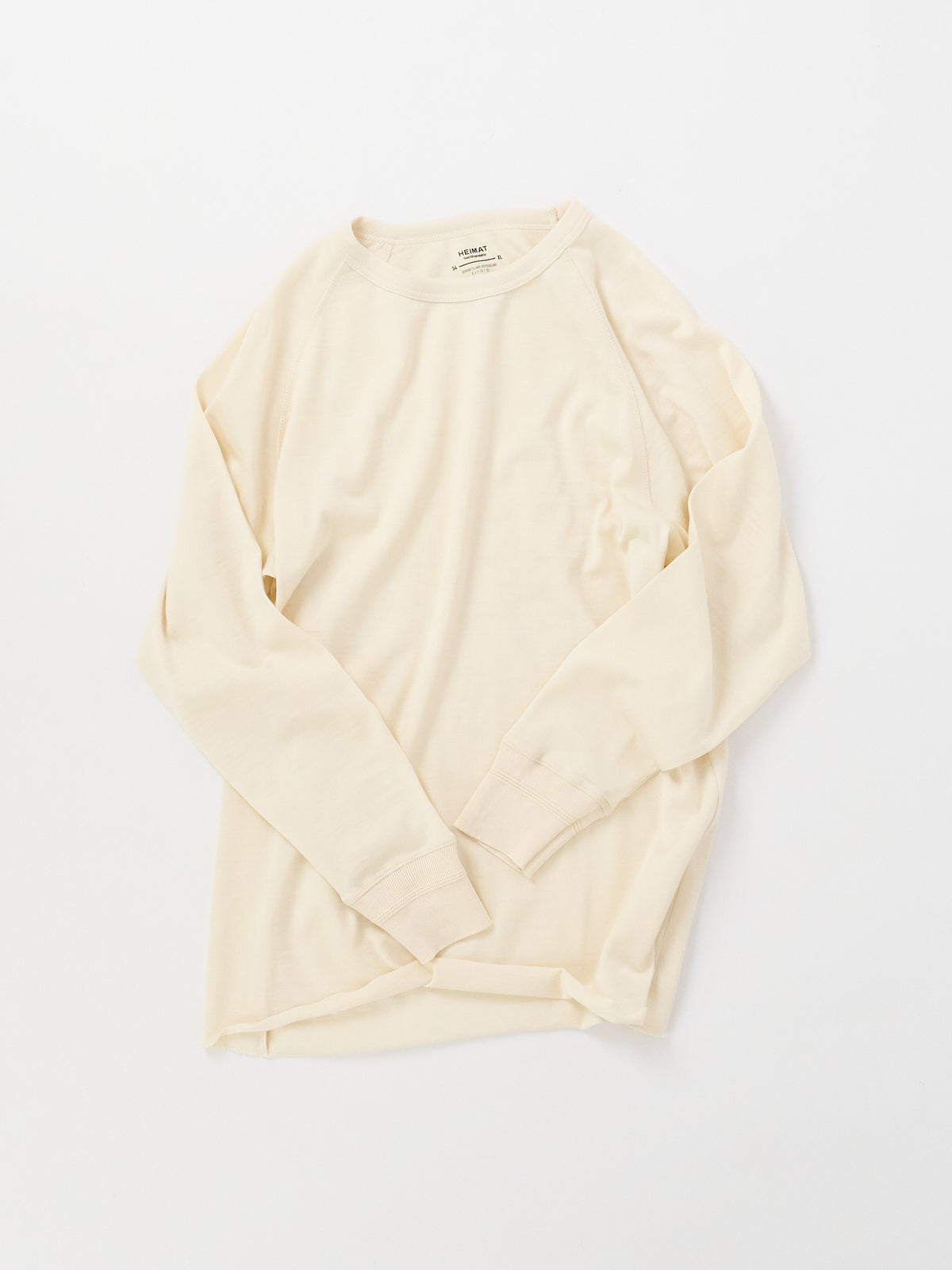 Raglan Long Sleeve Merino - Seashell