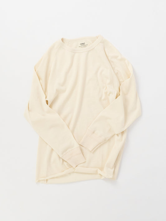 Raglan Long Sleeve Merino - Seashell