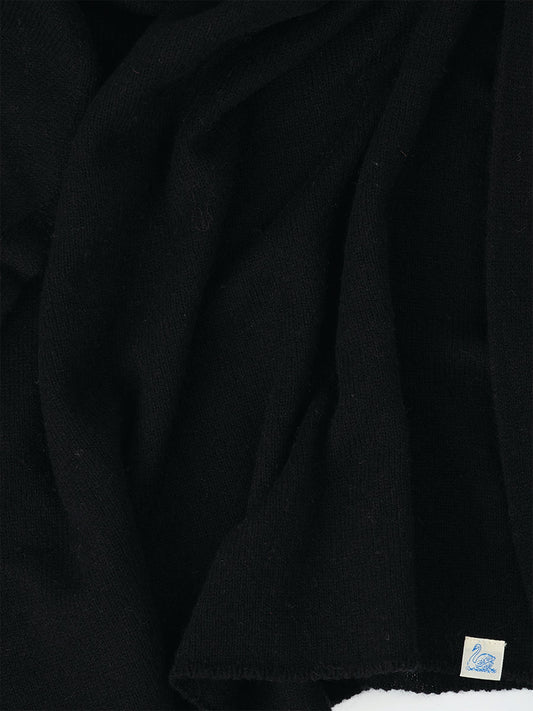 Crew Neck Pullover - Deep Black