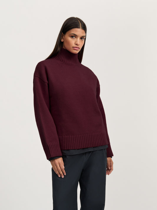 Farah Sweater – Bordeaux