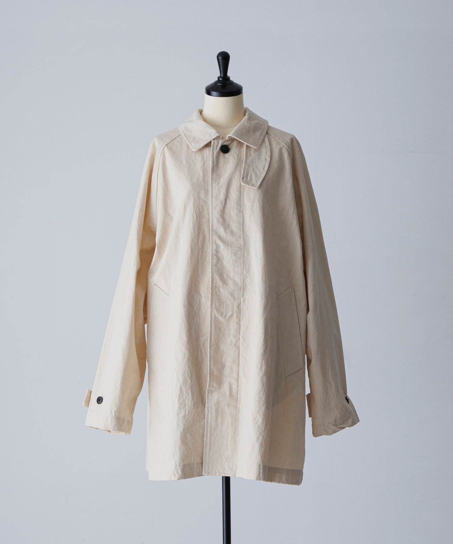 Cotton Short Coat - Ivory