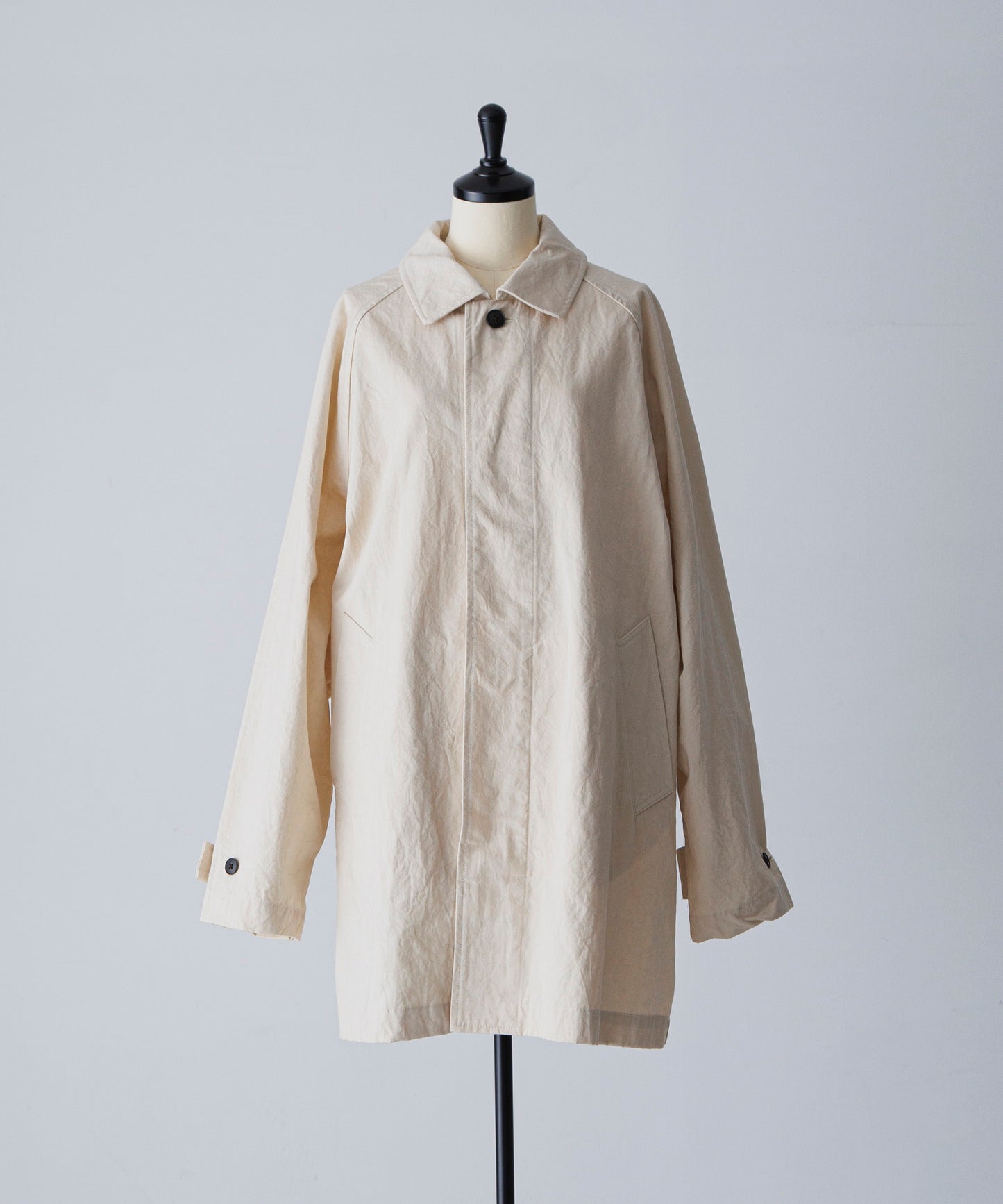 Cotton Short Coat - Ivory