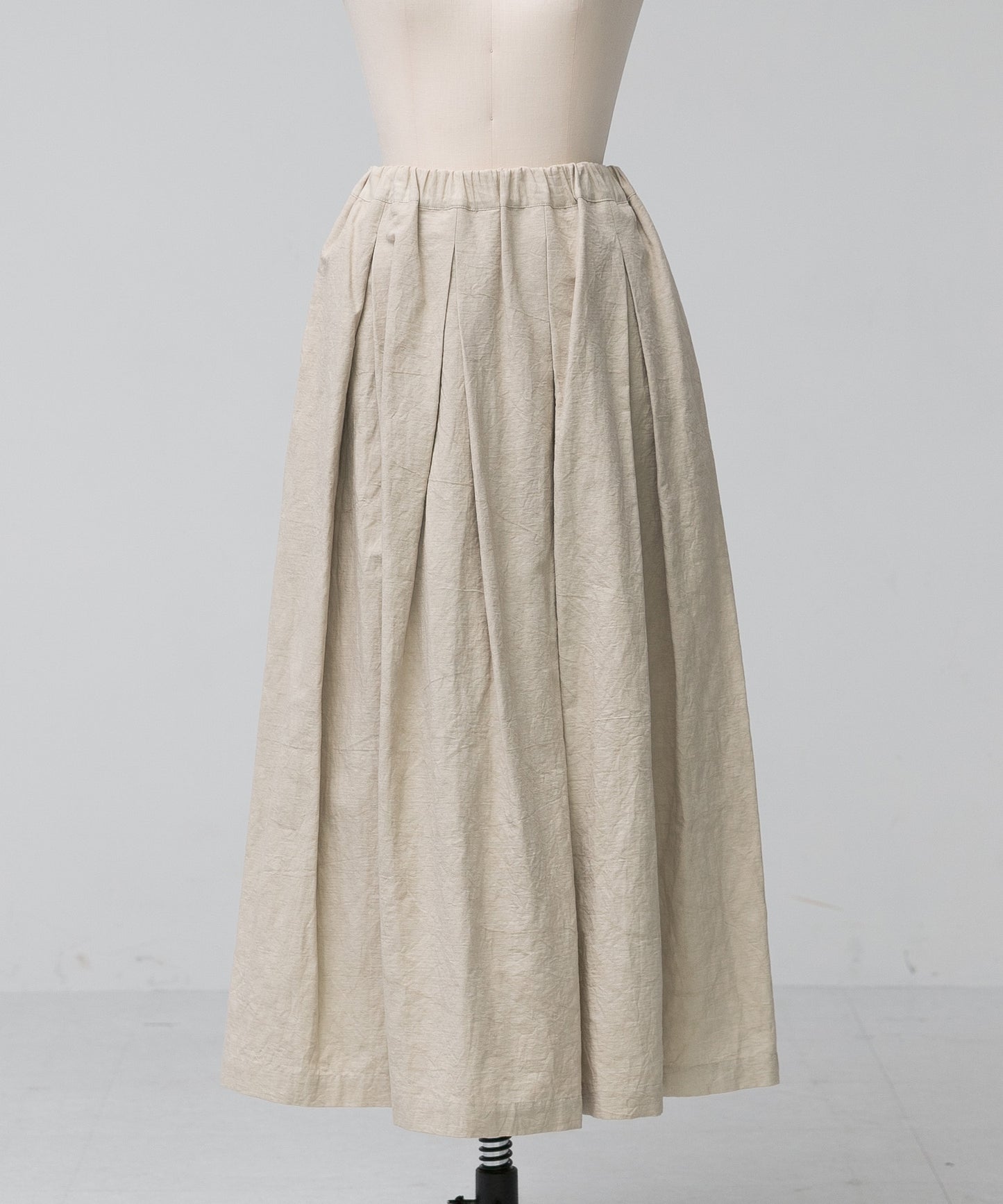 Nuanced Drum-Dyed Skirt - Ivory