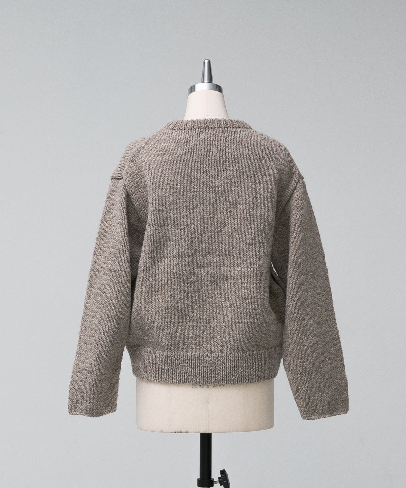 Peruvian Knit Cardigan - Taupe