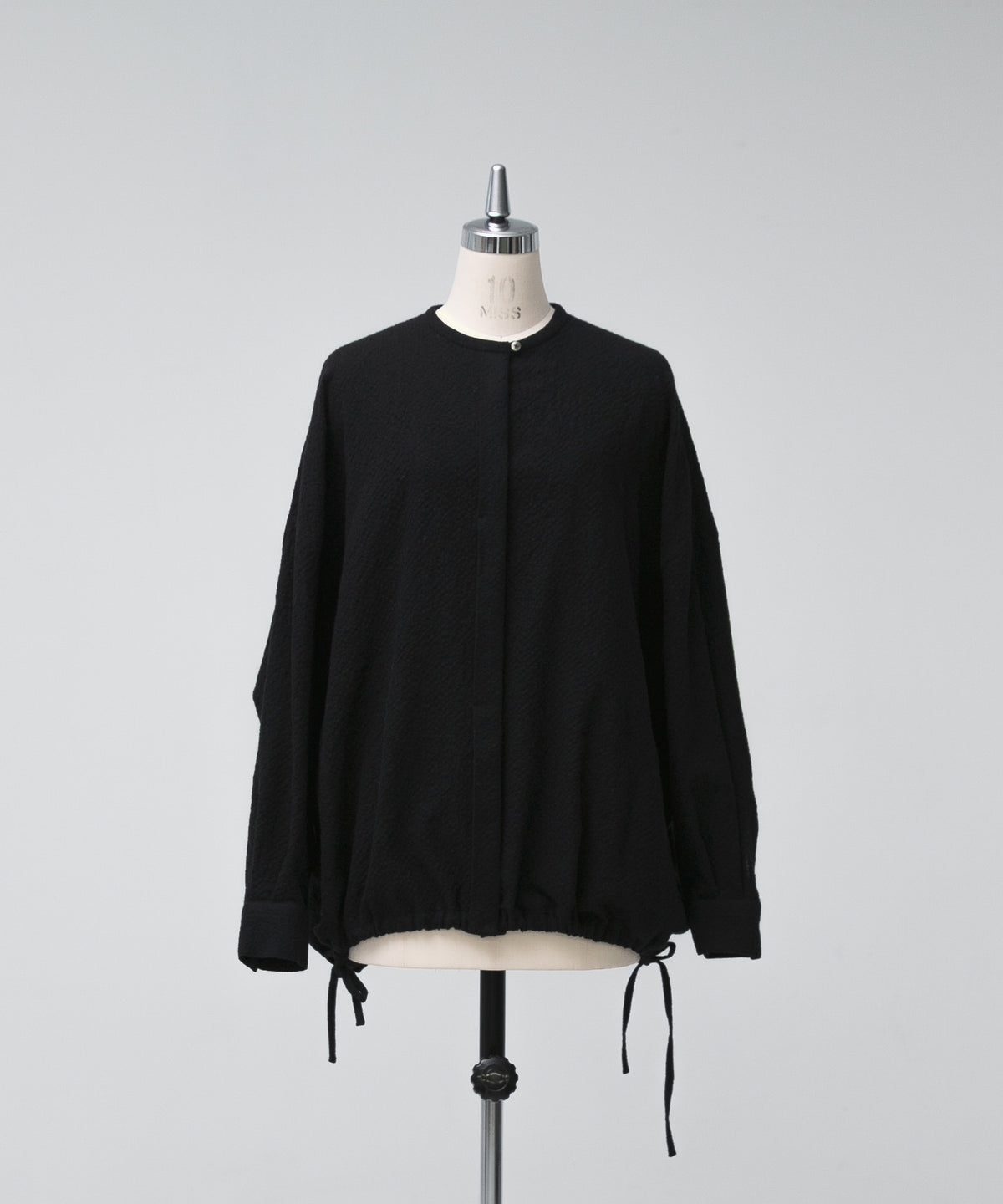 Oversized Shirt Cardigan - Black
