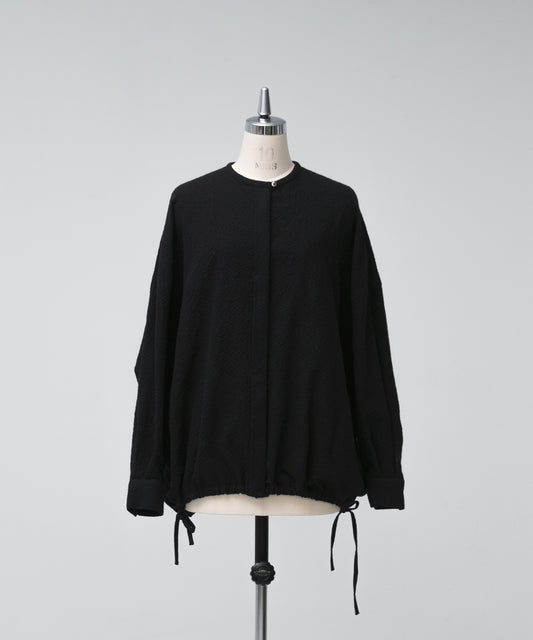 Oversized Shirt Cardigan - Black