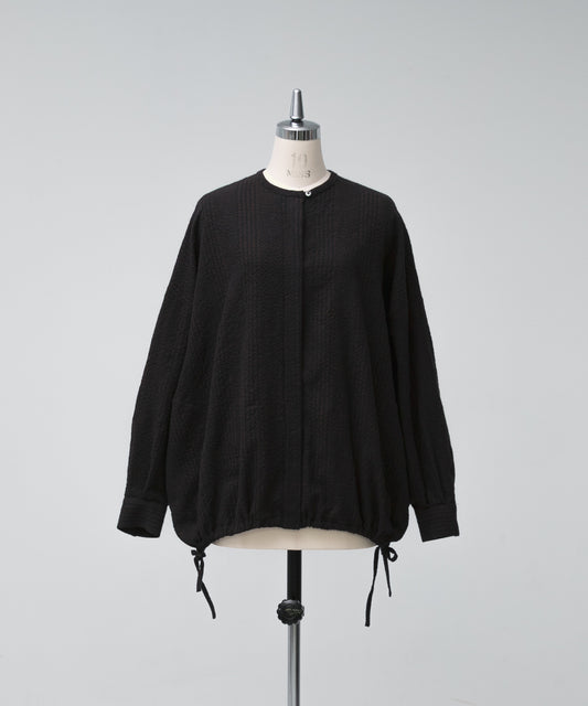 Oversized Shirt Cardigan - Check