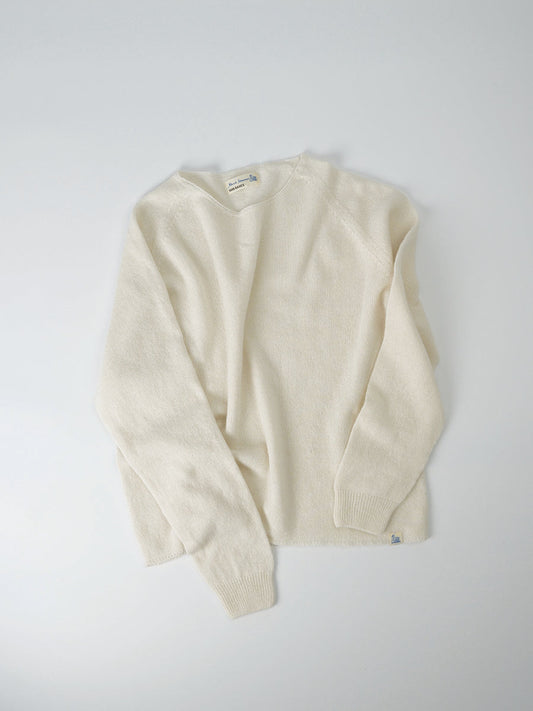 Crew Neck Pullover - Ivory
