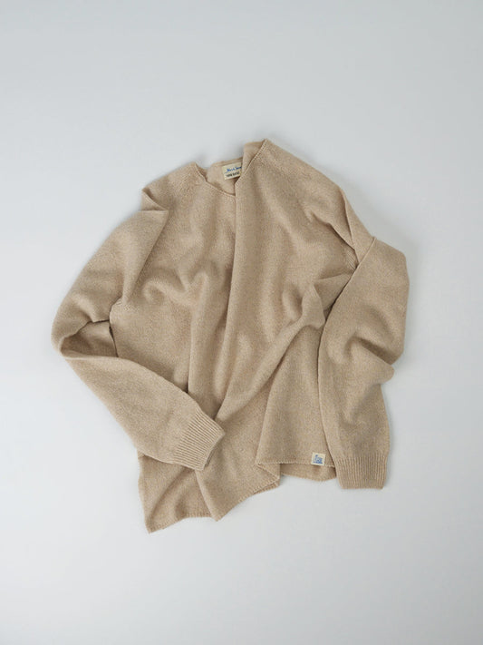 Crew Neck Pullover - Natural Melange