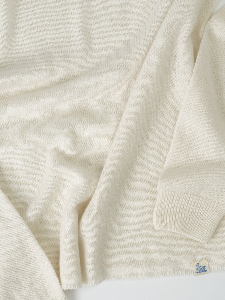 Crew Neck Pullover - Ivory