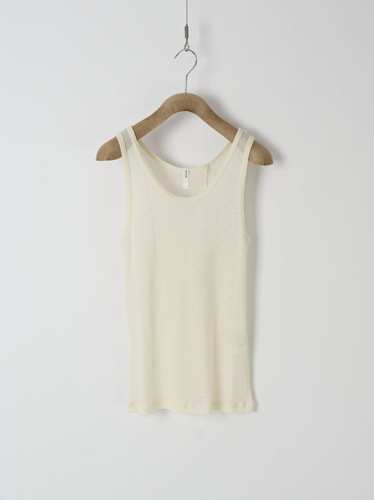 Lumae Fine Merino Tank – Ecru