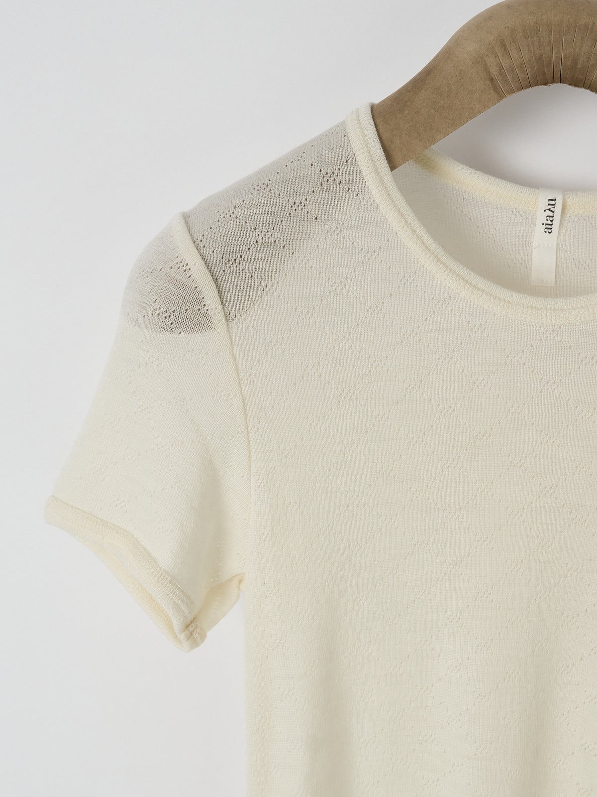 Lumae Fine Merino Tee – Ecru