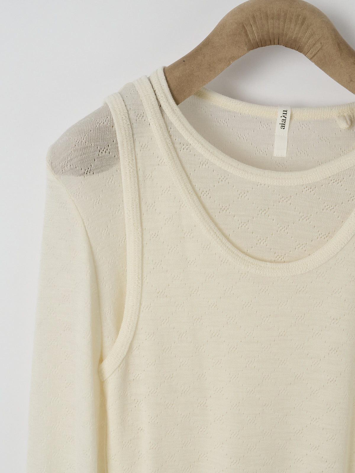 Lumae Fine Merino Tank – Ecru