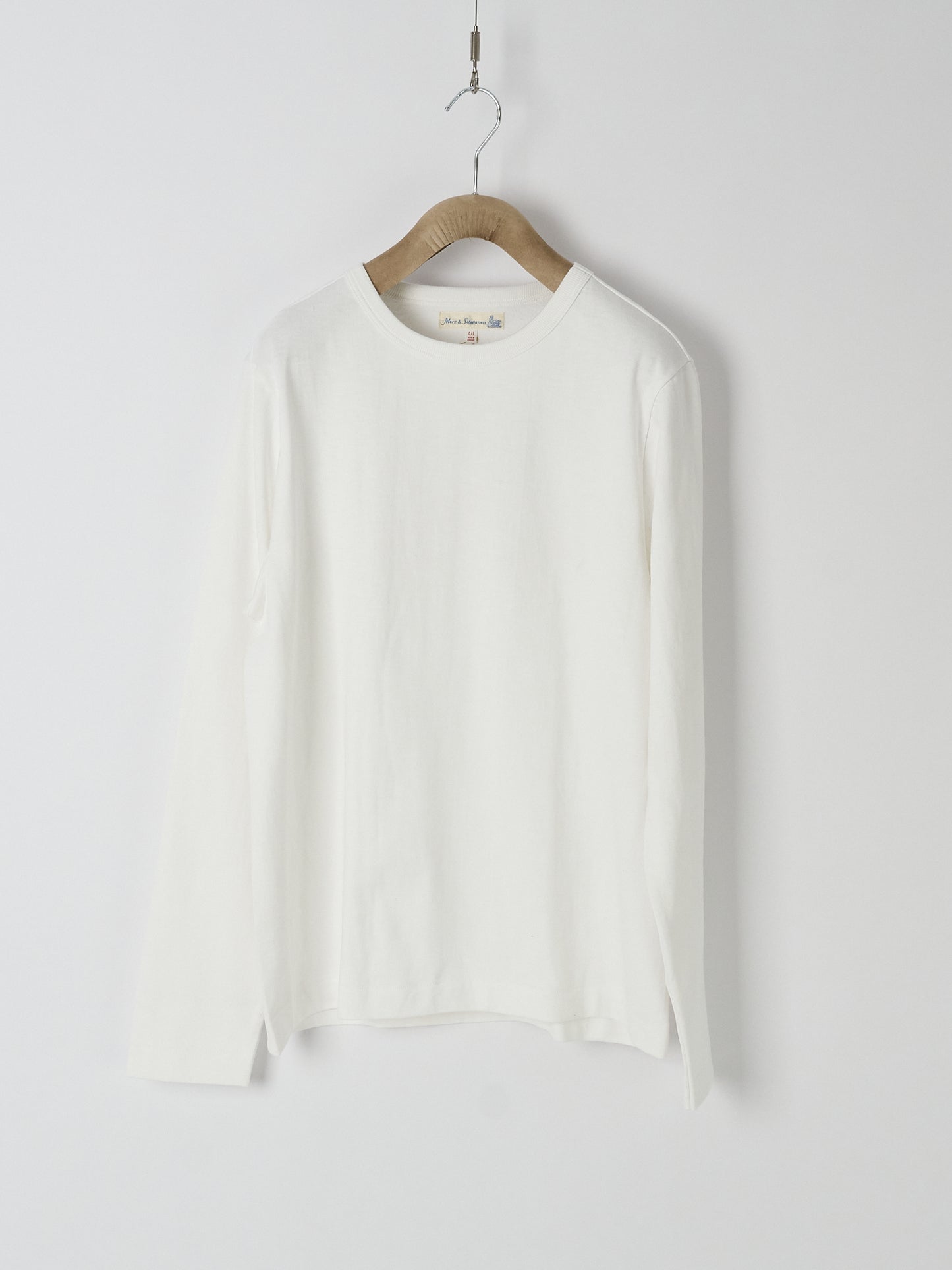 2S18 Loopwheeled Long Sleeve – Heavyweight 10.7oz - Relaxed Fit (01 White)
