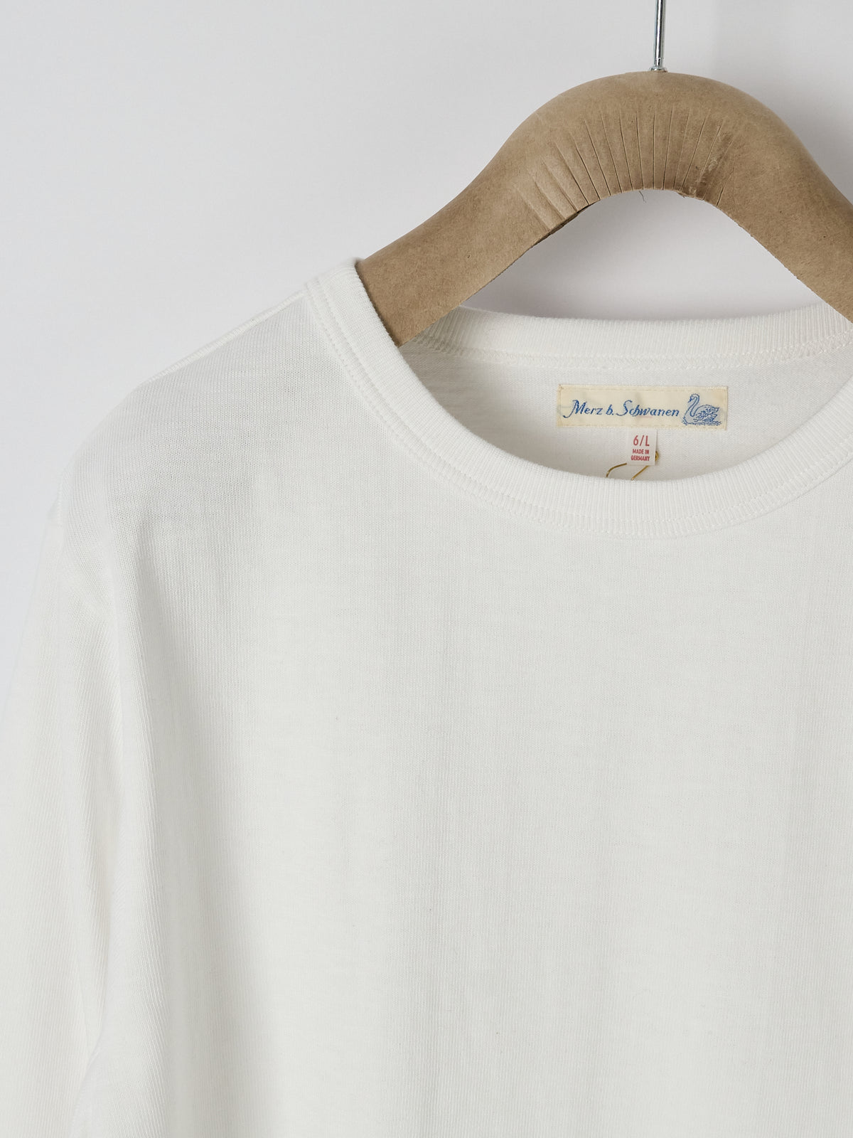 2S18 Loopwheeled Long Sleeve – Heavyweight 10.7oz - Relaxed Fit (01 White)