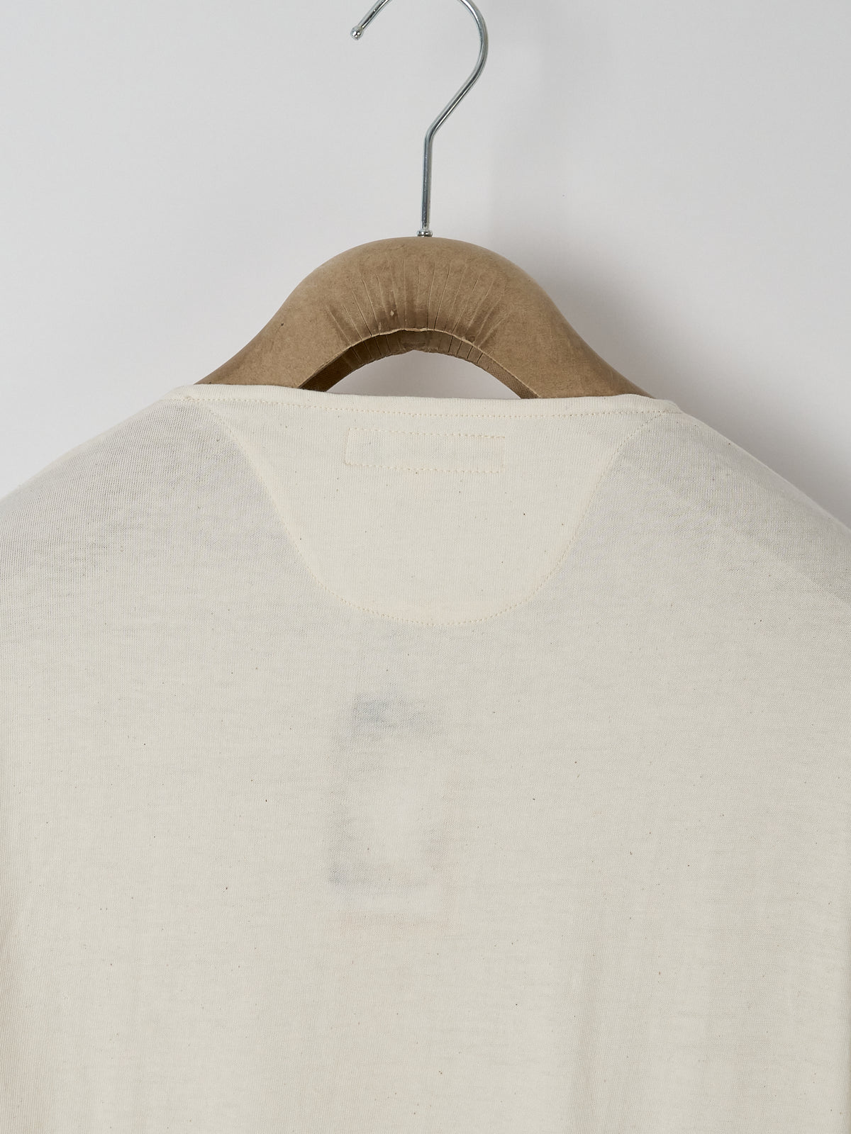 102 Loopwheeled Maco-Imit Long Sleeve Henley – Nature