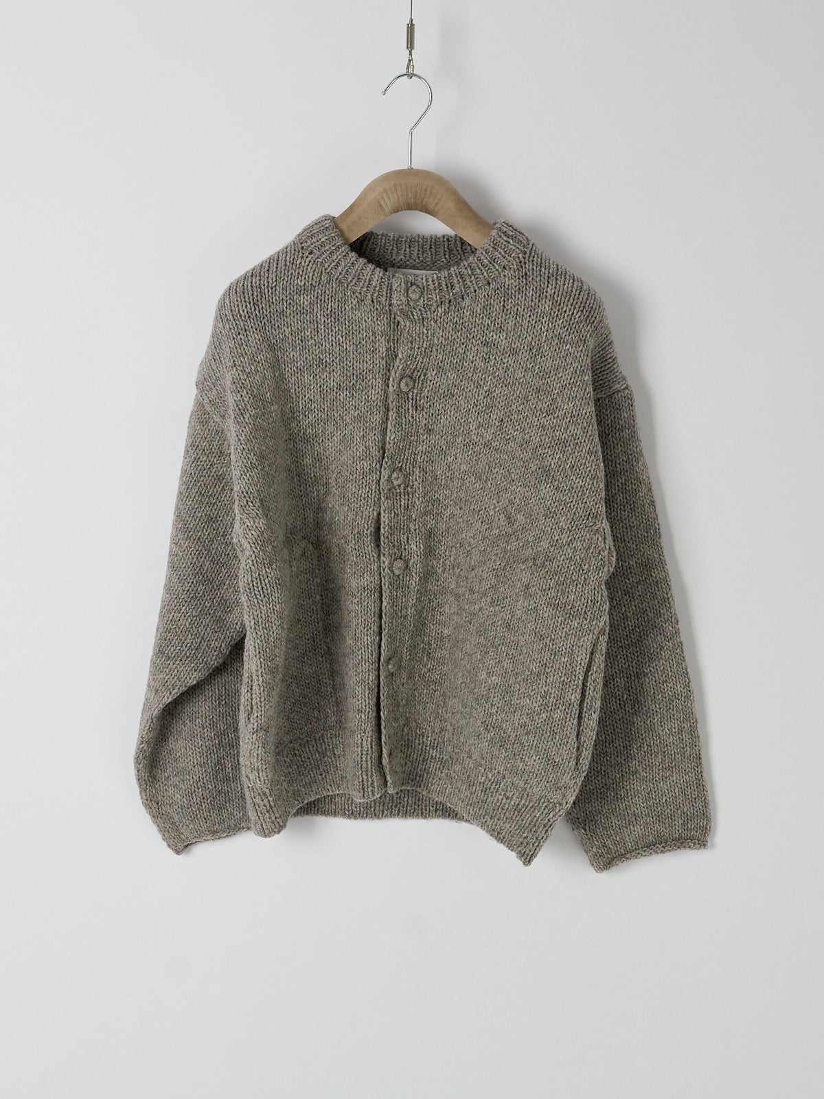Peruvian Knit Cardigan - Taupe