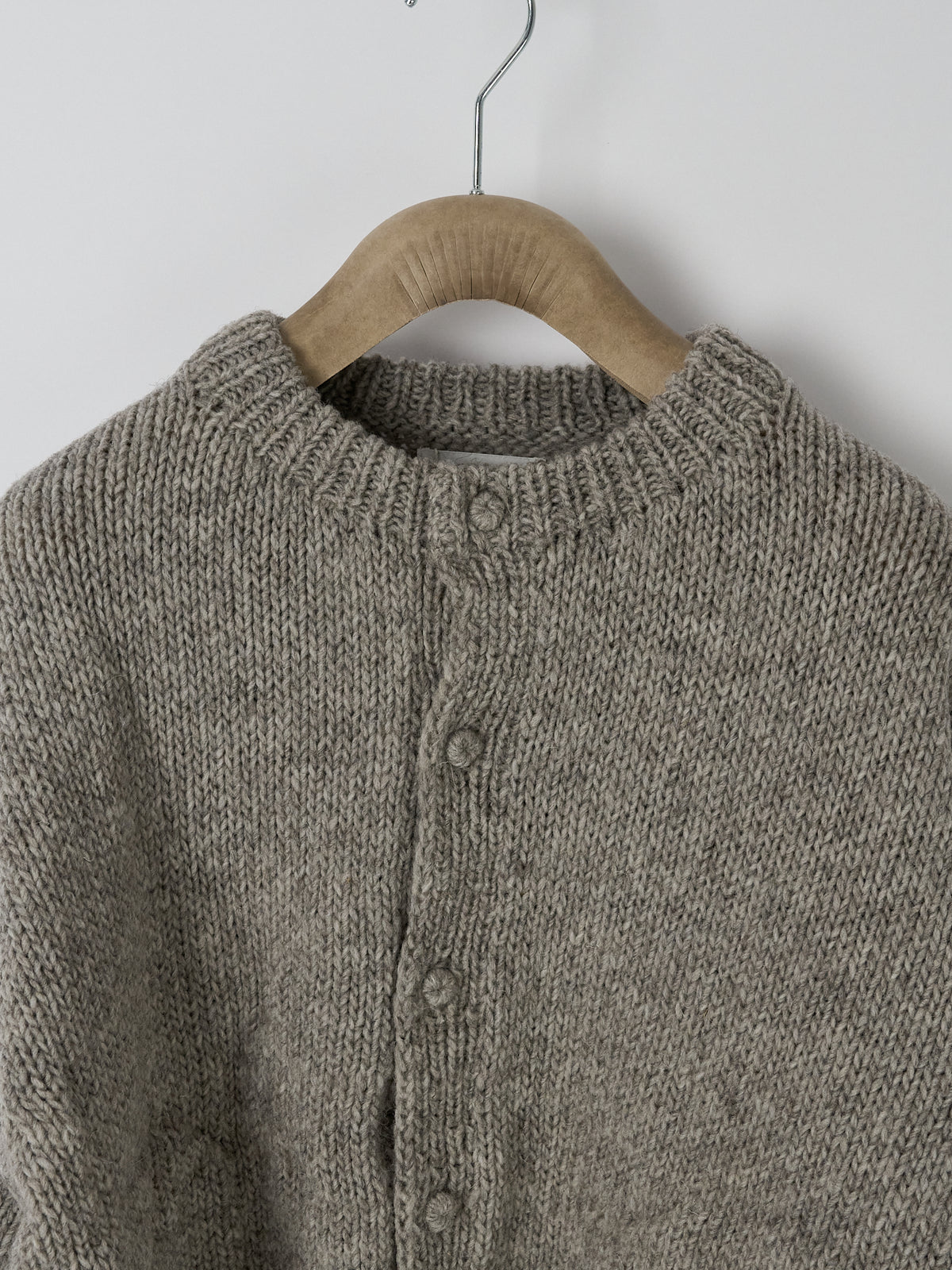 Peruvian Knit Cardigan - Taupe