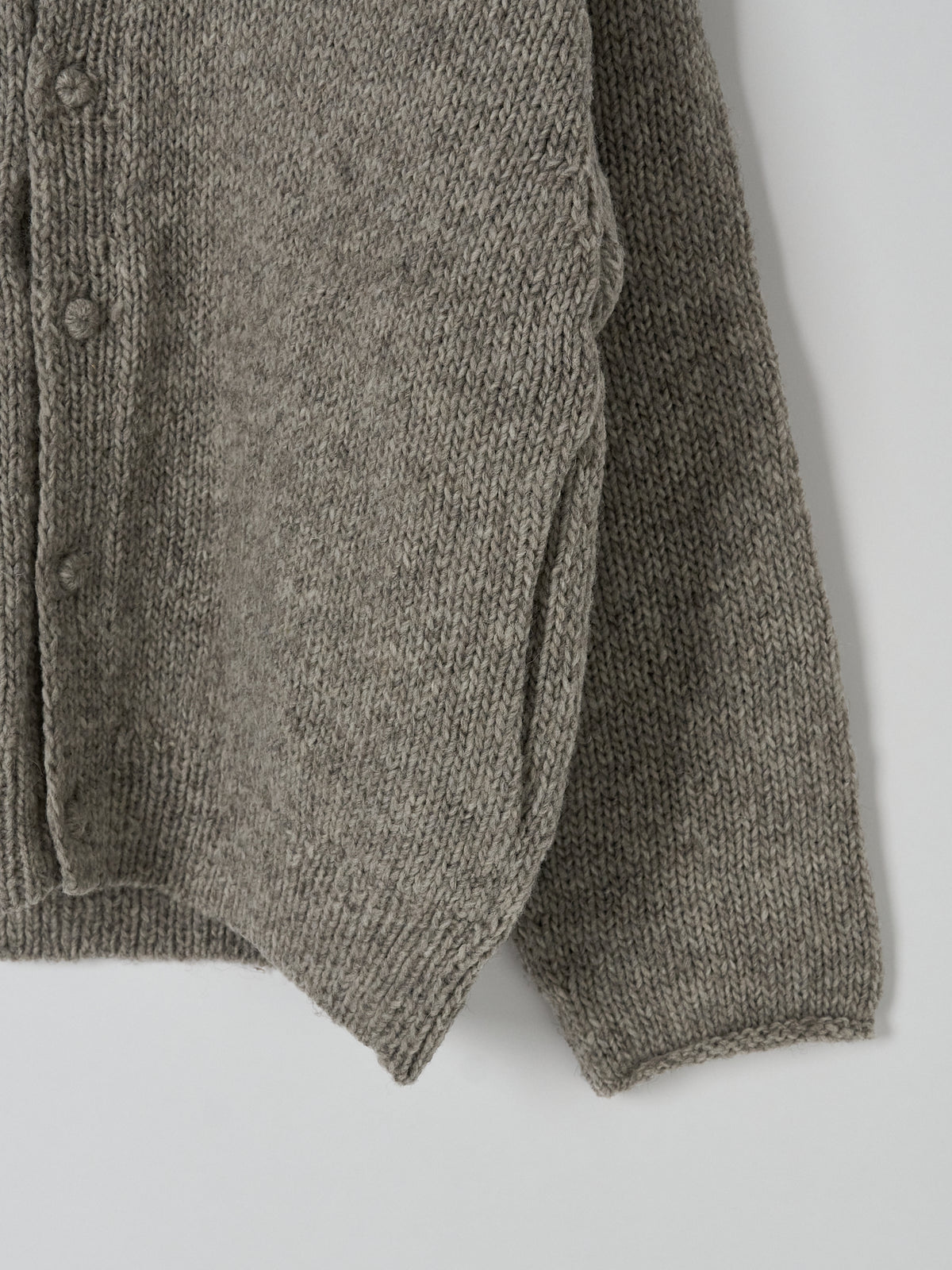 Peruvian Knit Cardigan - Taupe