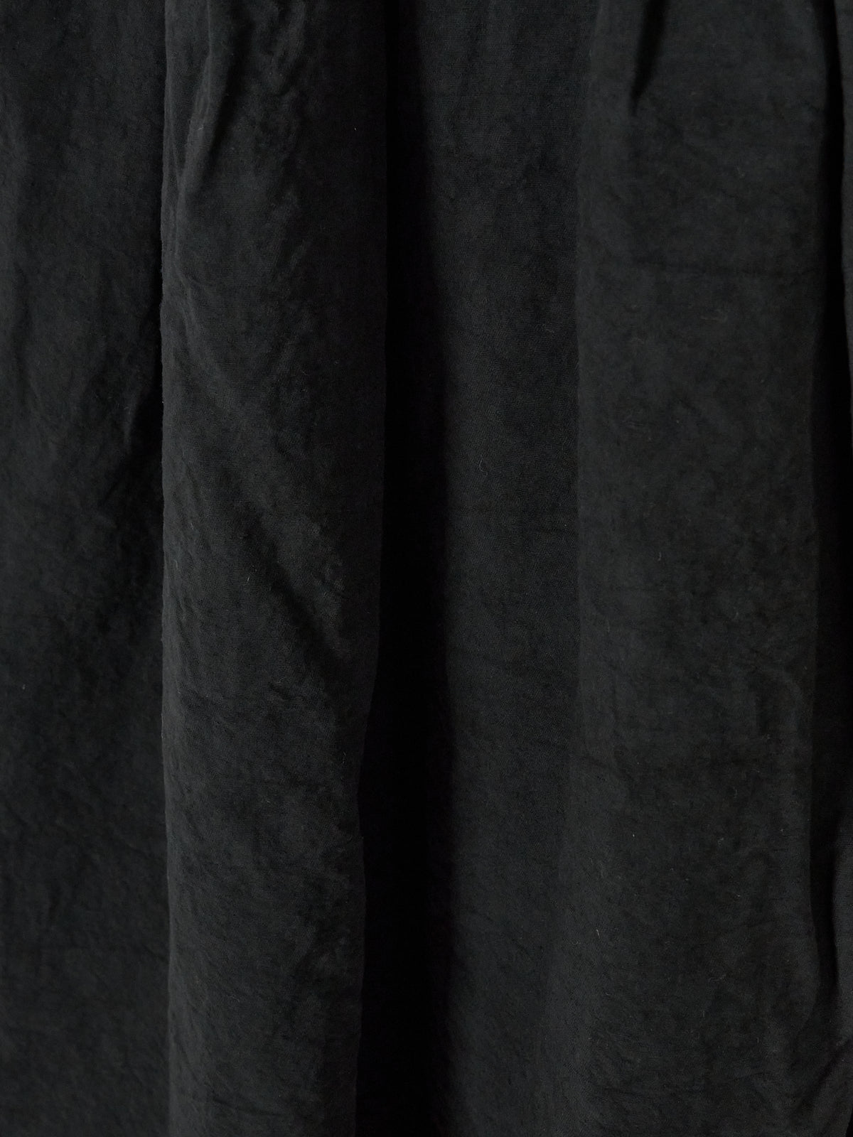 Nuanced Drum-Dyed Skirt - Black