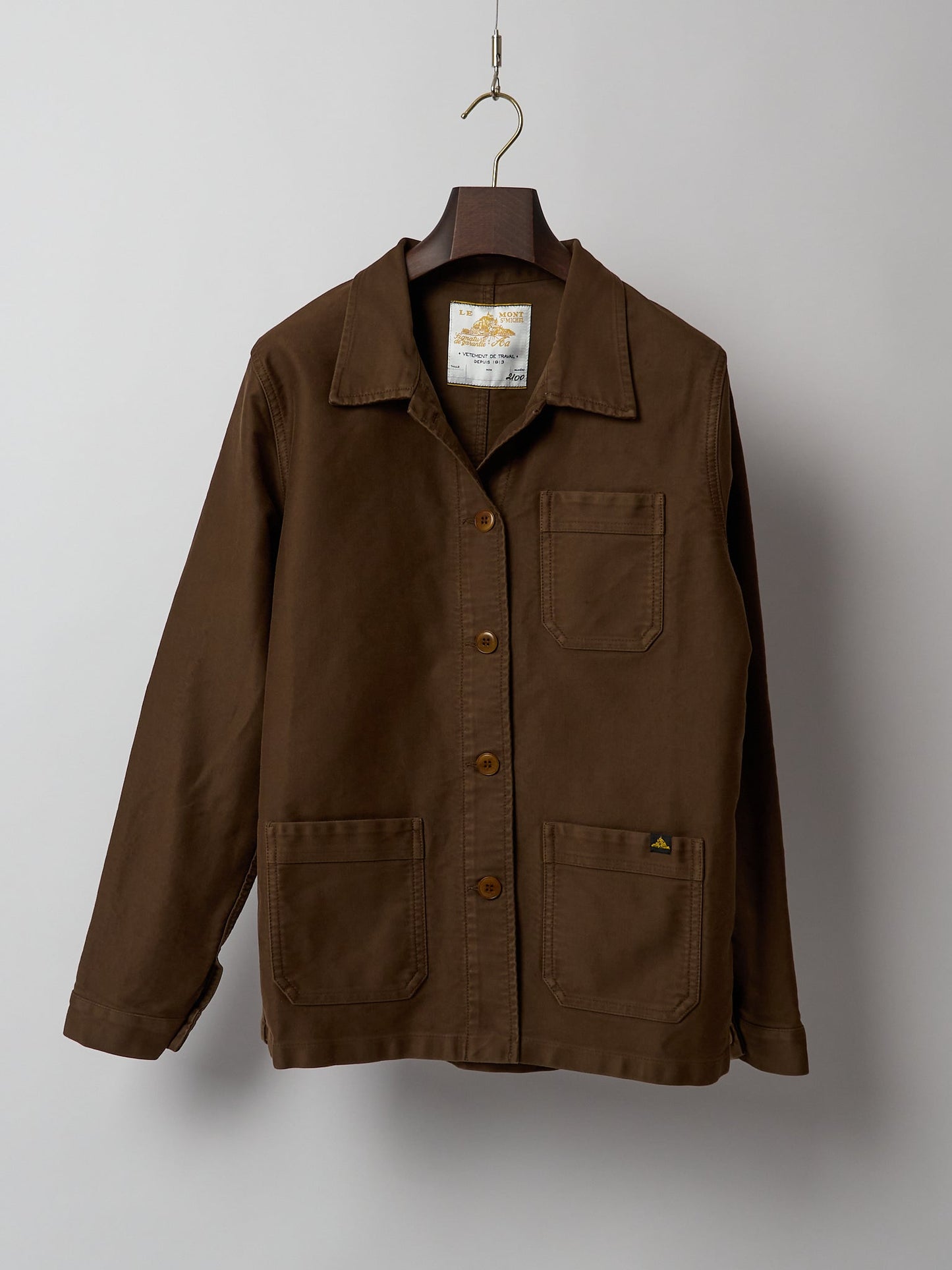 Moleskin Work Jacket - Brown