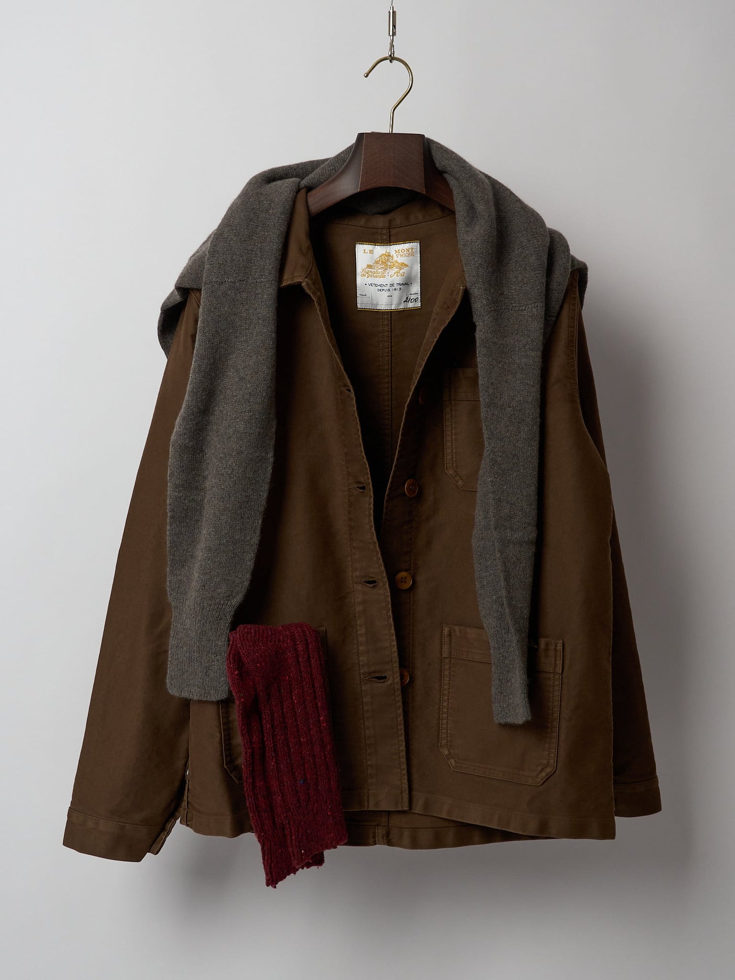 Moleskin Work Jacket - Brown