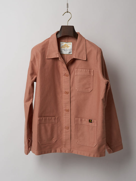 Moleskin Work Jacket - Ash Pink