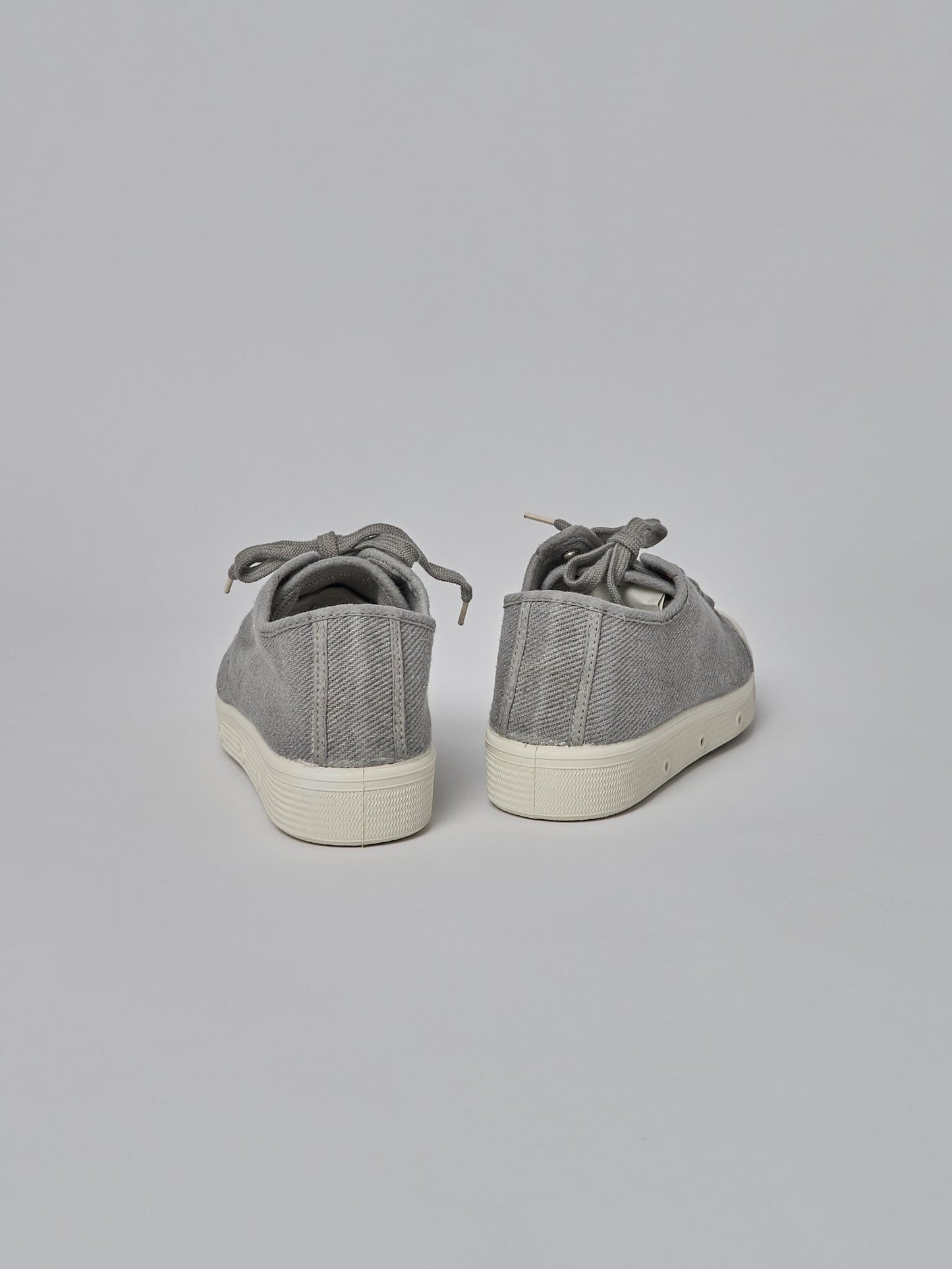 Spring Court G2 Washed Heavy Twill Trainers - Grey