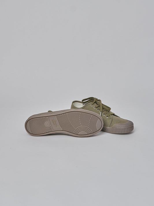 Spring Court G2 Heavy Canvas Trainers - Khaki