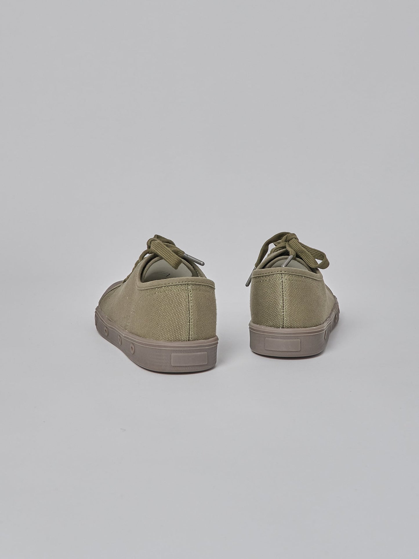 Spring Court G2 Heavy Canvas Trainers - Khaki
