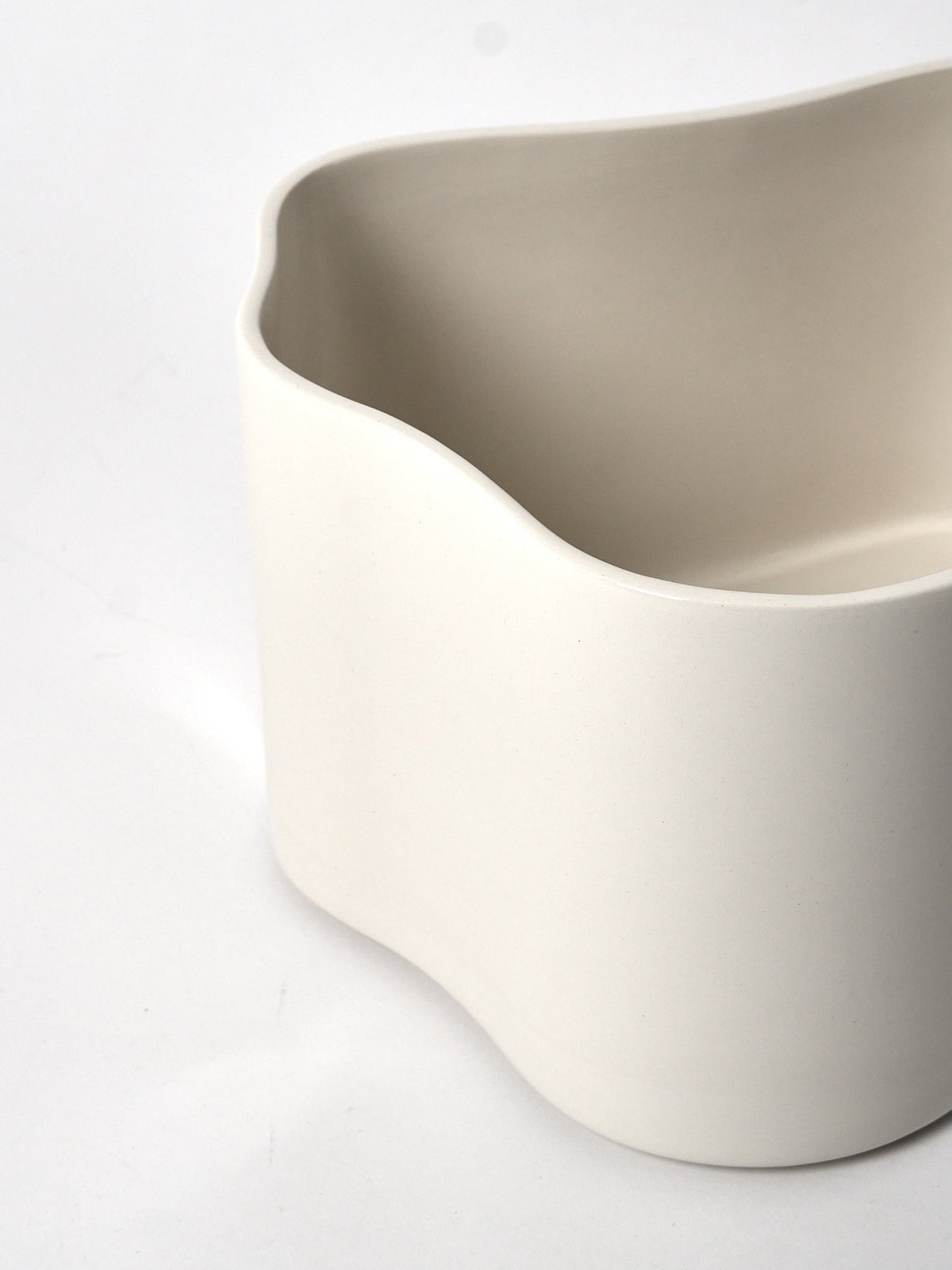 Riihitie Plant Pot - Shape B Medium - White Glaze