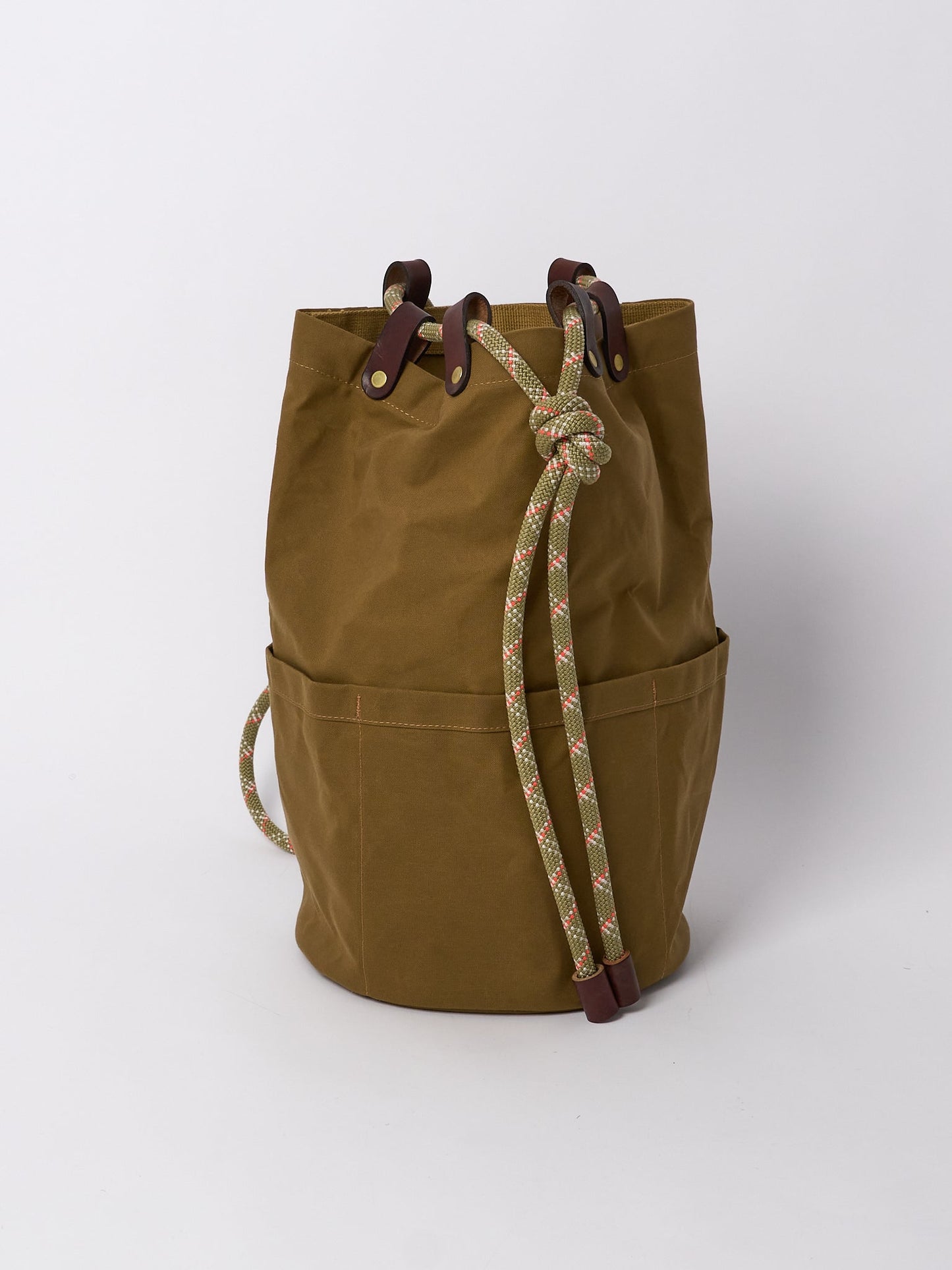 Francli Ditty Bag - Tan + Sage
