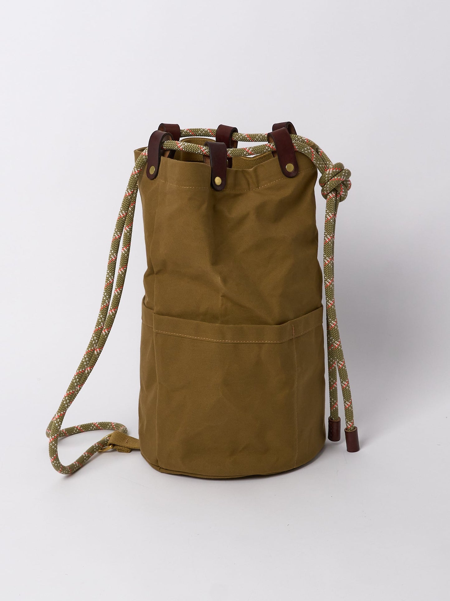 Francli Ditty Bag - Tan + Sage