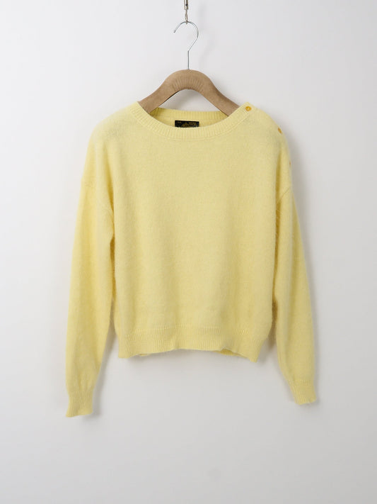 Sache Angora Sweater - Soft Yellow