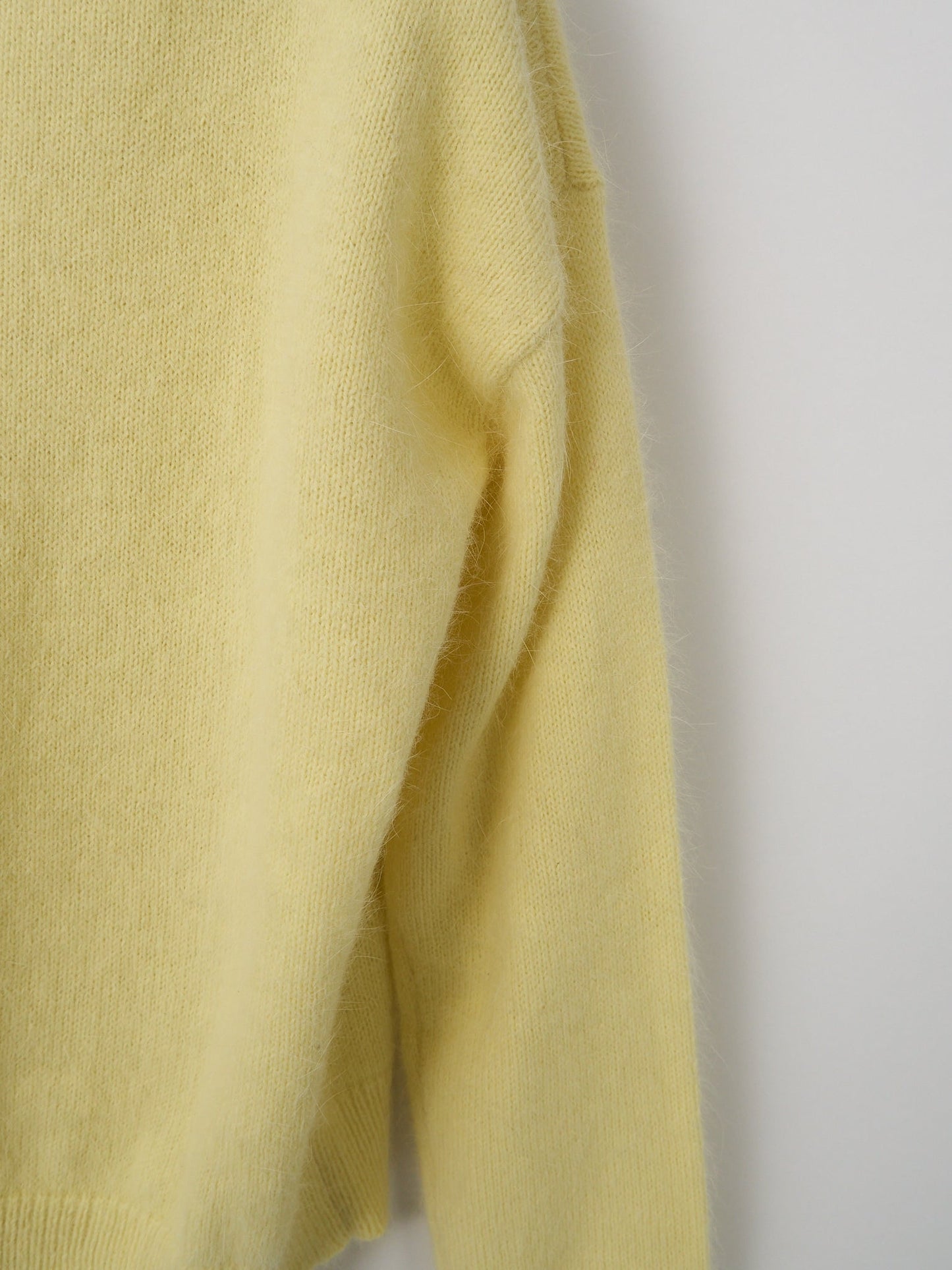 Sache Angora Sweater - Soft Yellow