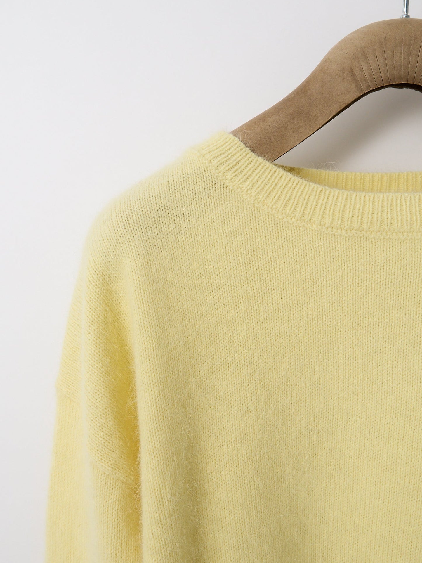 Sache Angora Sweater - Soft Yellow