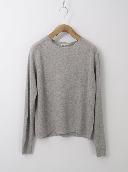 Merz b. Schwanen – Crew Neck Pullover in 80 Grey Melange