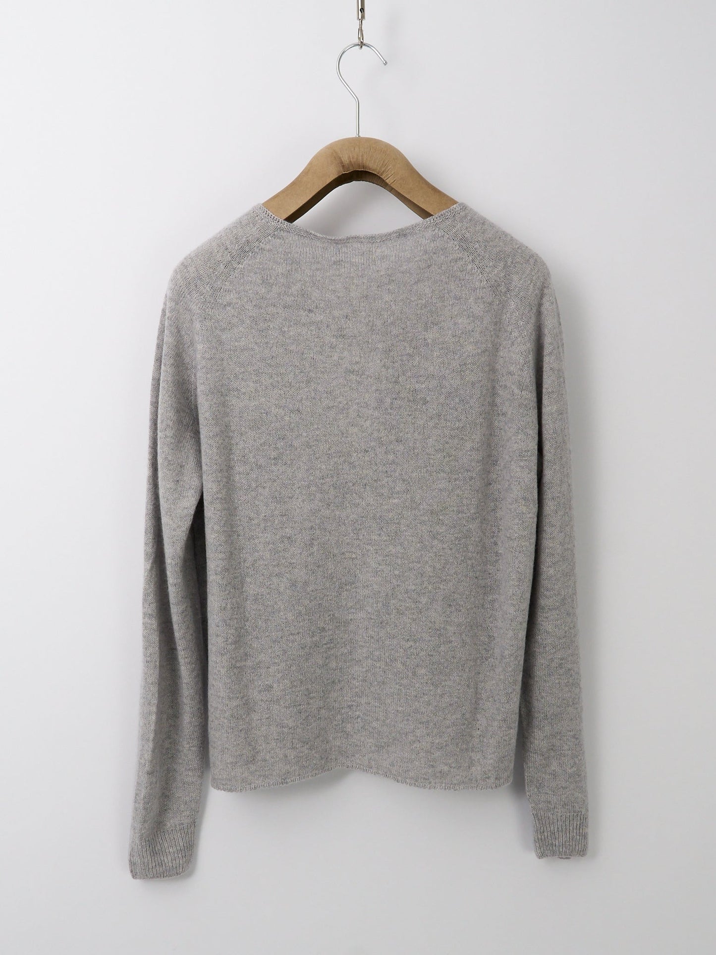 Merz b. Schwanen – Crew Neck Pullover in 80 Grey Melange